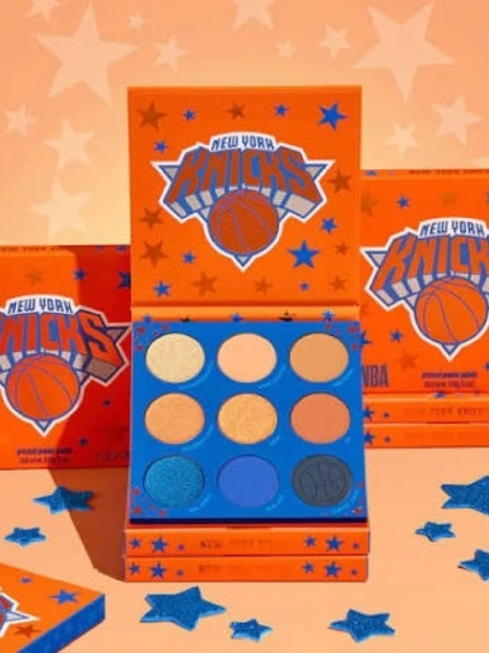 New York Knicks x NBA Eyeshadow Palette — Orange & Blue